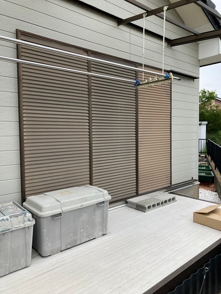 雨戸の修理を行いました！雨戸パネル（戸板）交換、特注サイズ3枚で8万円 